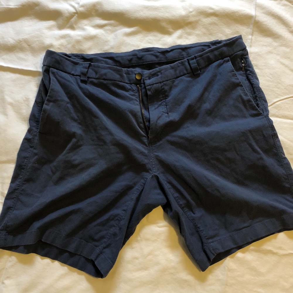 Blue Lululemon Men's shorts -size XL
